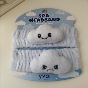 YVO Beauty Cloud Spa Headband Set